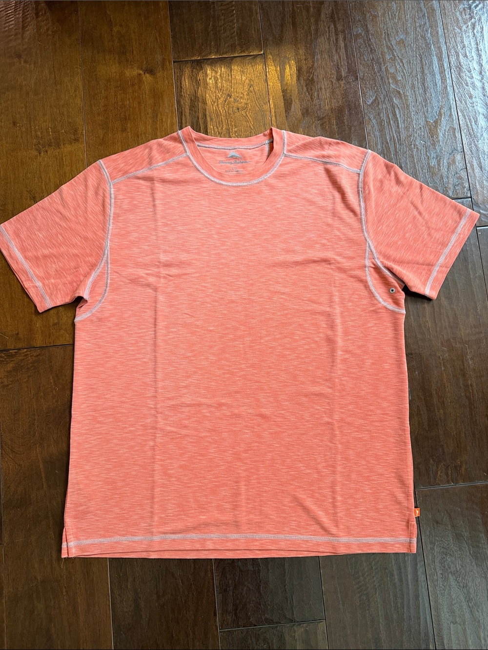 Tommy Bahama Men's Short Sleeve Crewneck Performance T-Shirt Orange Coral L